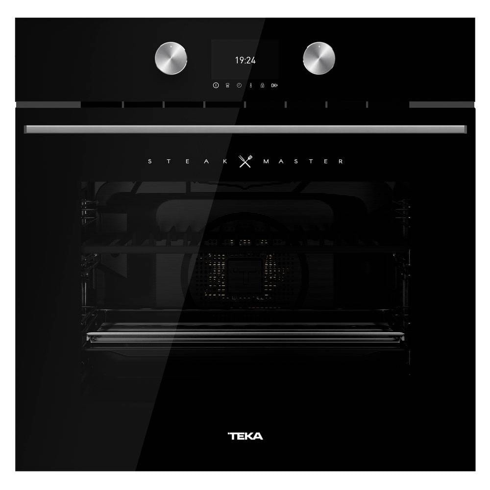 Forno Elétrico de Encastre Teka SteakMaster Pirolítico 71 Litros A Vidro Preto