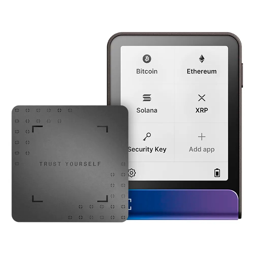 Carteira Ledger Flex Crypto Hardware Wallet + Recovery Key Neptune Blue