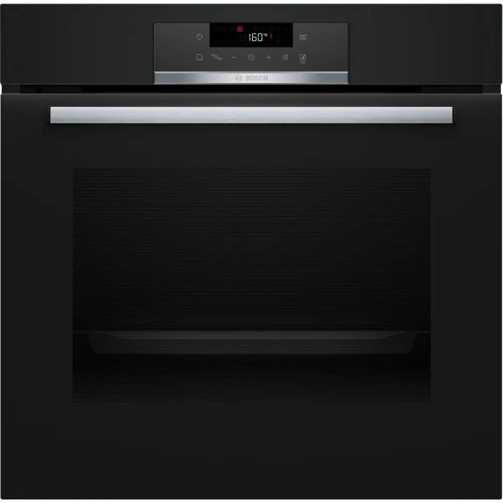 Forno Elétrico de Encastre Bosch Serie 2 HBA172EB3 Pirolítico + Hidrolítico 71 Litros A+ Preto