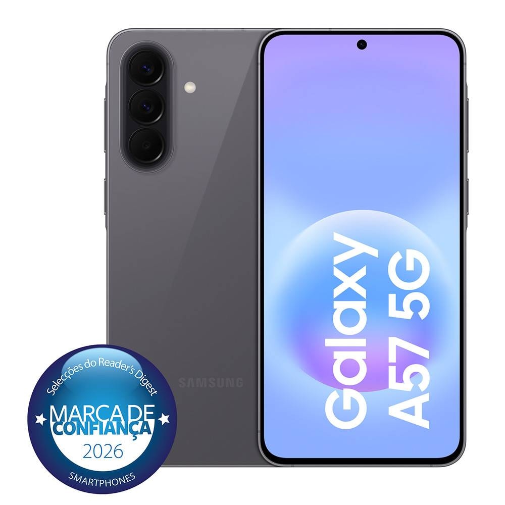 Smartphone Samsung Galaxy A57 5G 6.7" 8GB/256GB Dual SIM Cinzento