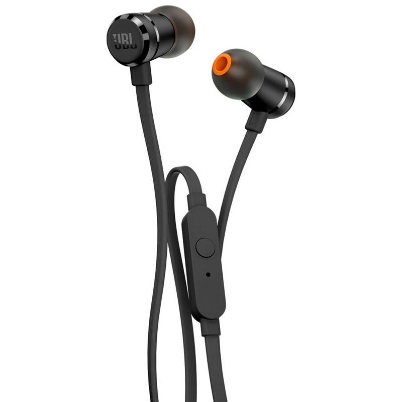 Auriculares JBL Tune 290 In-ear Wired Pure Bass Sound Pretos