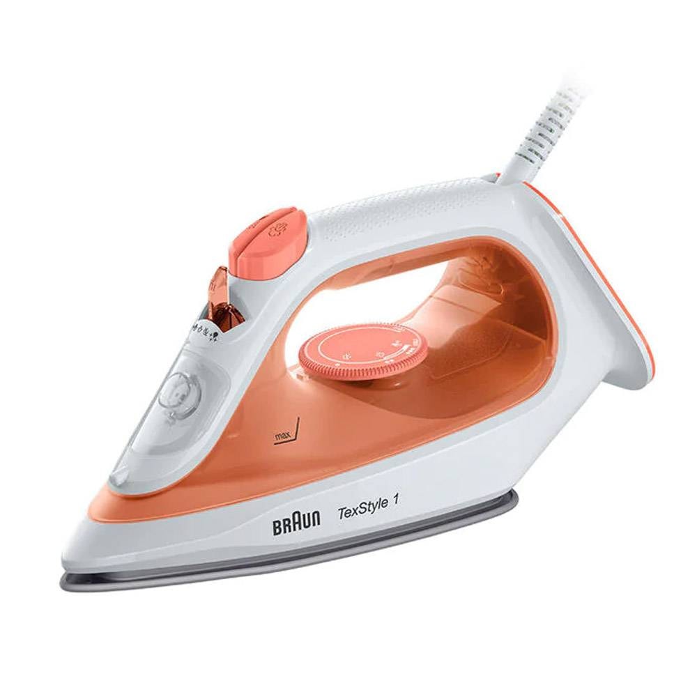 Ferro a Vapor Braun TexStyle 1 Steam Iron SI 1009 1900W Laranja/Branco