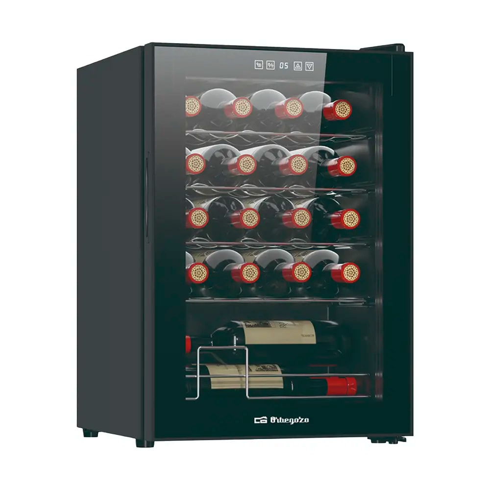 Cave de Vinhos Orbegozo VCO 2000 Black Compressor (20 Garrafas) G Preta