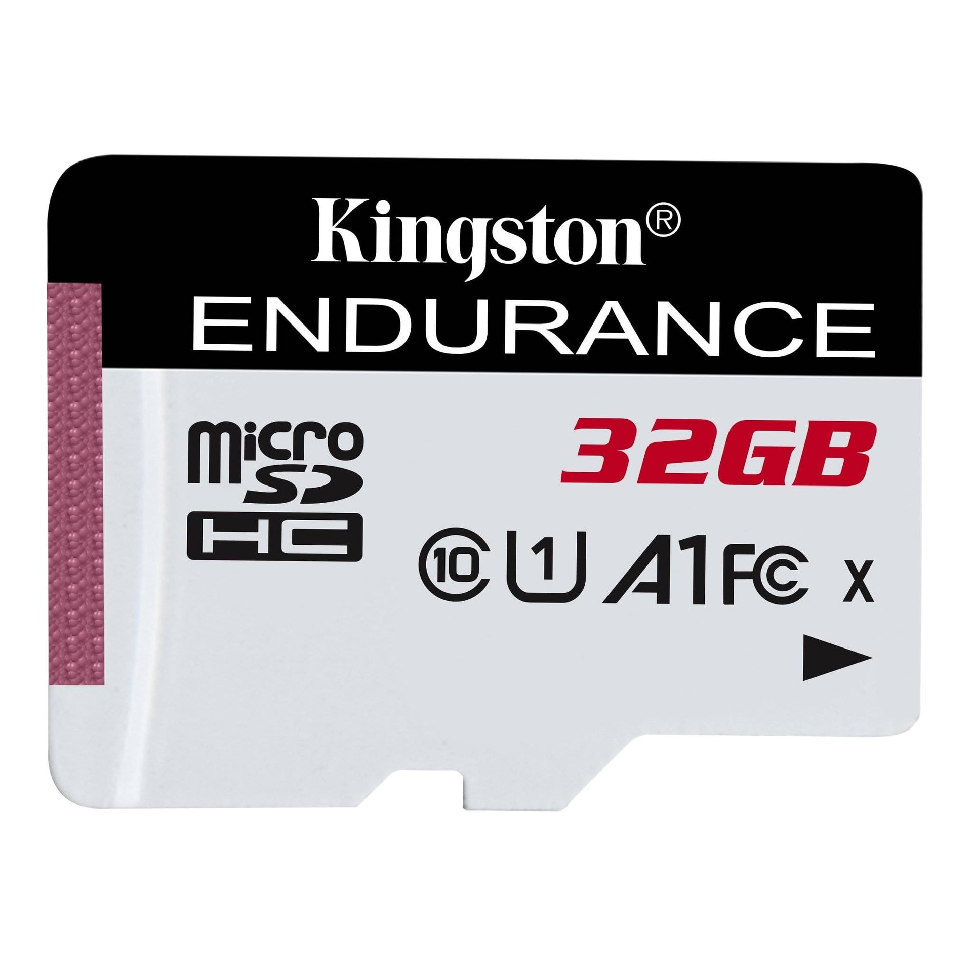 Cartão de Memória microSDHC Kingston High Endurance 32GB (95MB/s) UHS-I, U1, A1