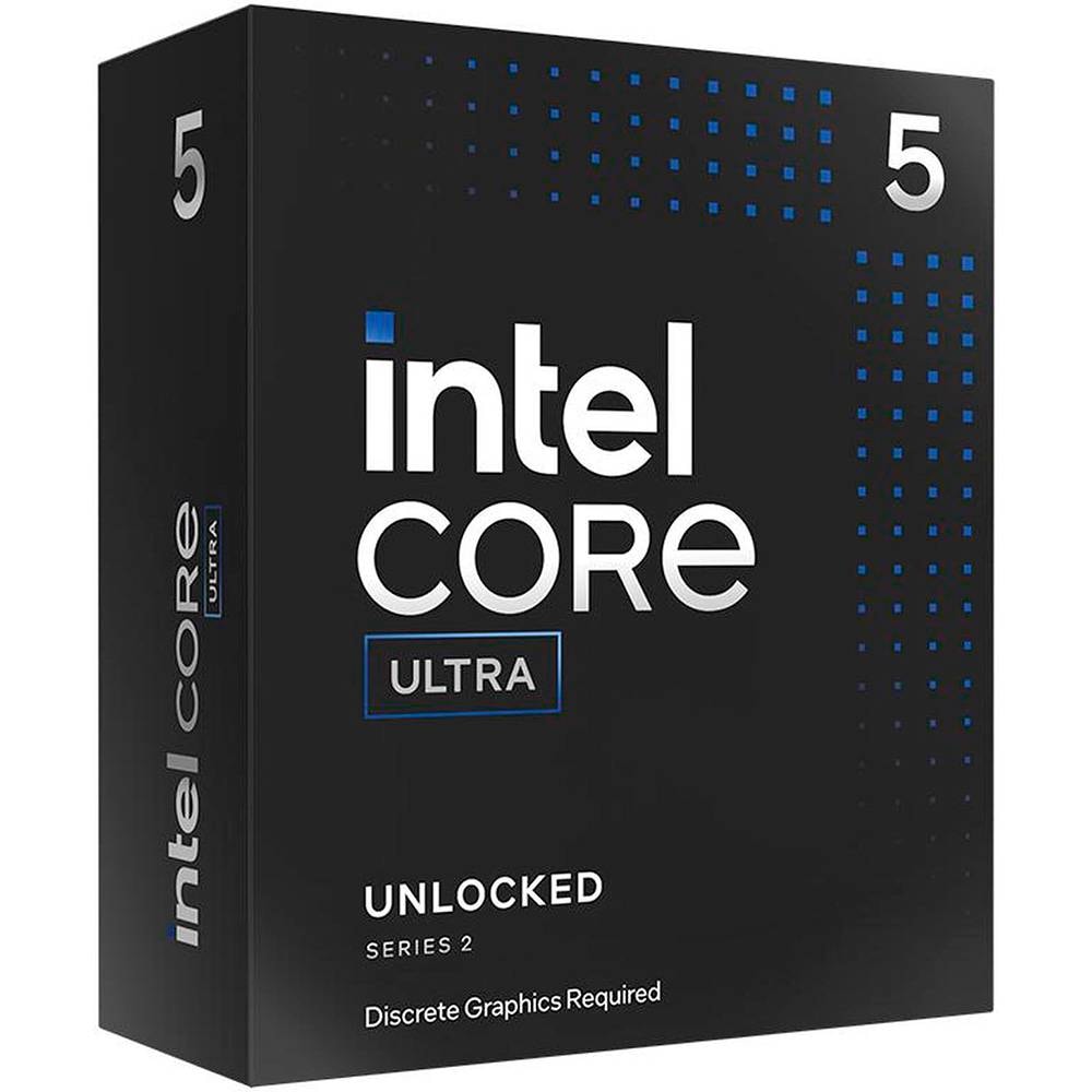 Processador Intel Core Ultra 5 245KF (Series 2) "Arrow Lake" 14-Core 3.6GHz c/Turbo 5.2GHz 24MB Cache Skt1851