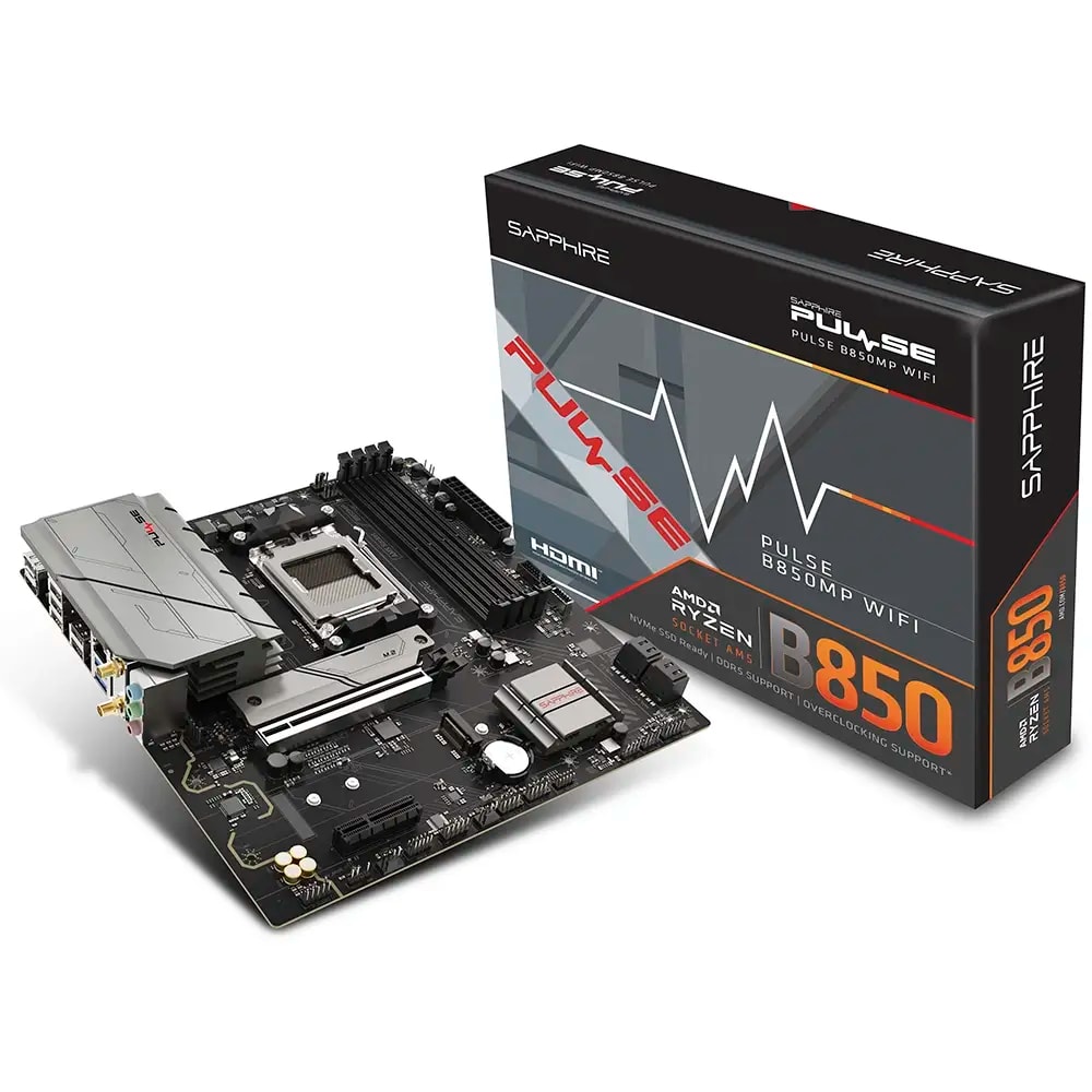 Motherboard Micro-ATX Sapphire Pulse B850M WiFi SktAM5
