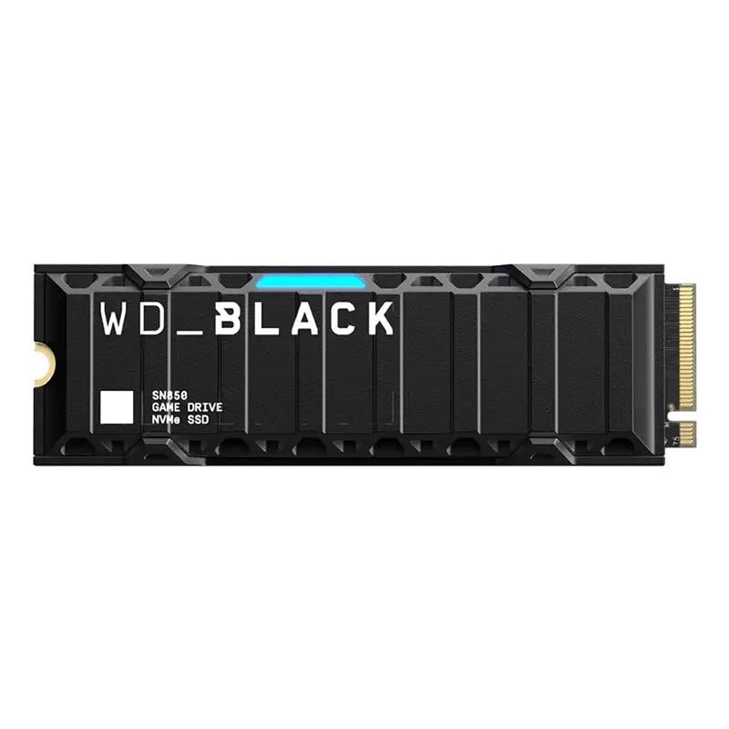 SSD M.2 2280 SANDISK WD Black SN850 1TB c/ Heatsink TLC NAND NVMe PCIe Gen 4.0x4
