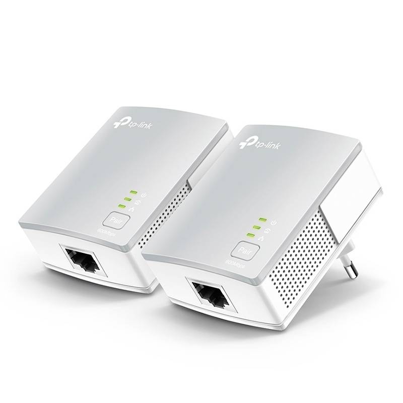 Kit Adaptador Powerline TP-Link TL-PA4010 KIT AV600 Nano Homeplug AV Fast Ethernet