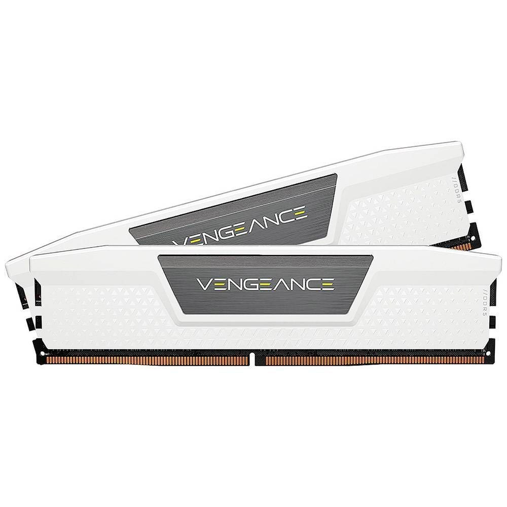 Memória RAM UDIMM Corsair Vengeance 32GB (2x16GB) DDR5-6000MHz (AMD Expo/Intel XMP) CL36 (36-44-44-96) 1.35V Branca