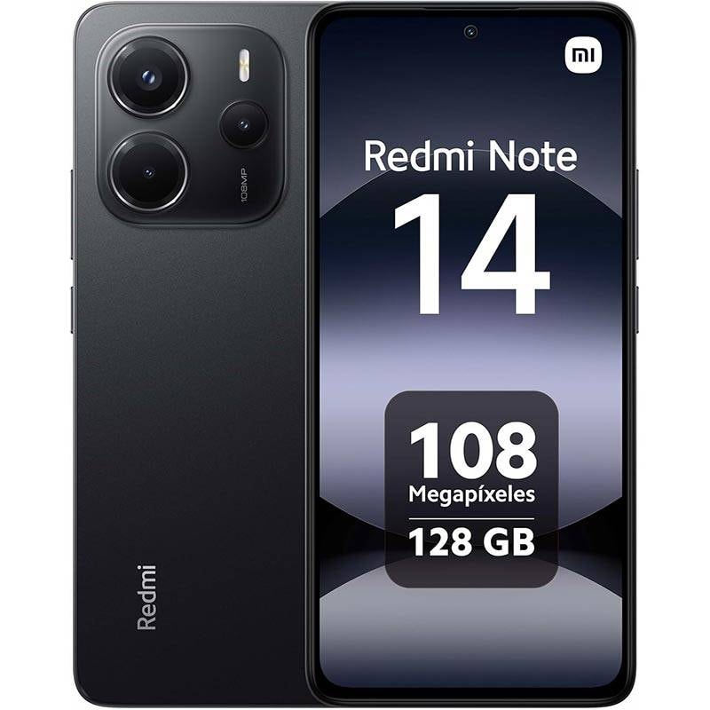 Smartphone Xiaomi Redmi Note 14 4G 6.67" 6GB/128GB Dual SIM Midnight Black