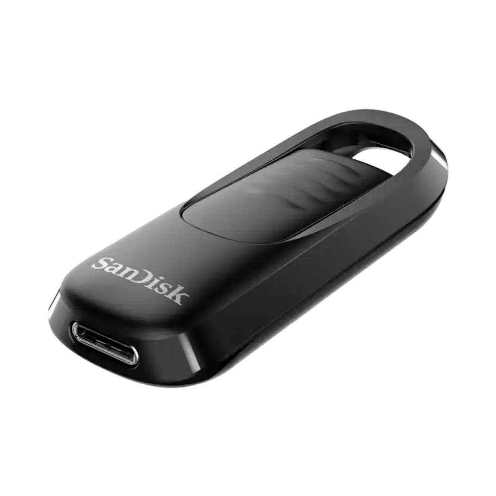 Pen Drive SANDISK Ultra Slider USB Type-C 512GB USB 3.2 Gen 1 Preta