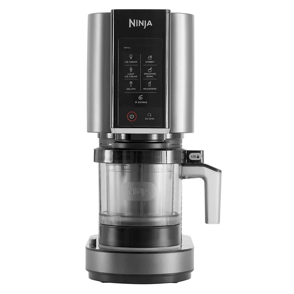 Máquina de Fazer Gelados Ninja NC302EU CREAMi Ice Cream & Frozen Dessert 473ml 7 Programas Cinzenta