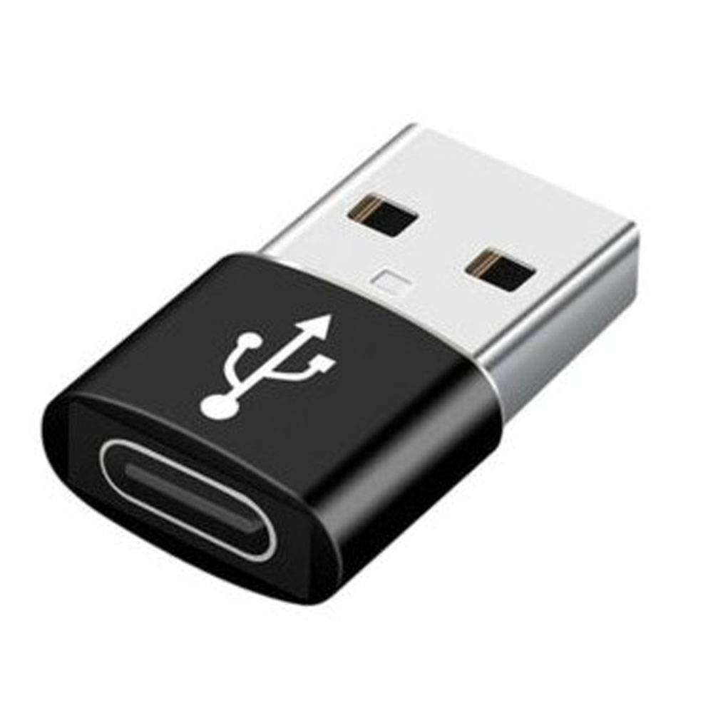 Adaptador Gembird A-USB2-AMCF-02 USB-A para USB-C Preto