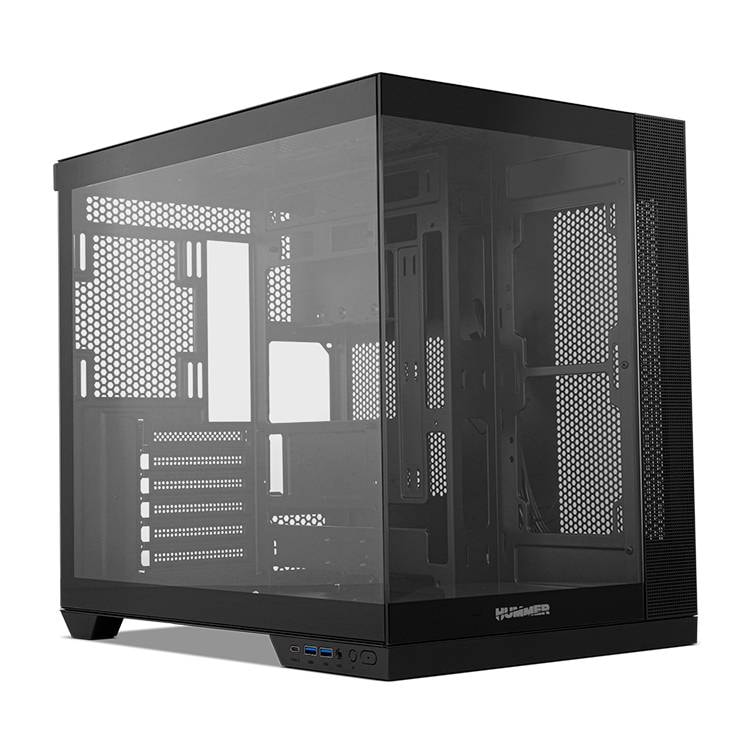Caixa ATX Nox Hummer Astra Neo Tempered Glass Preta