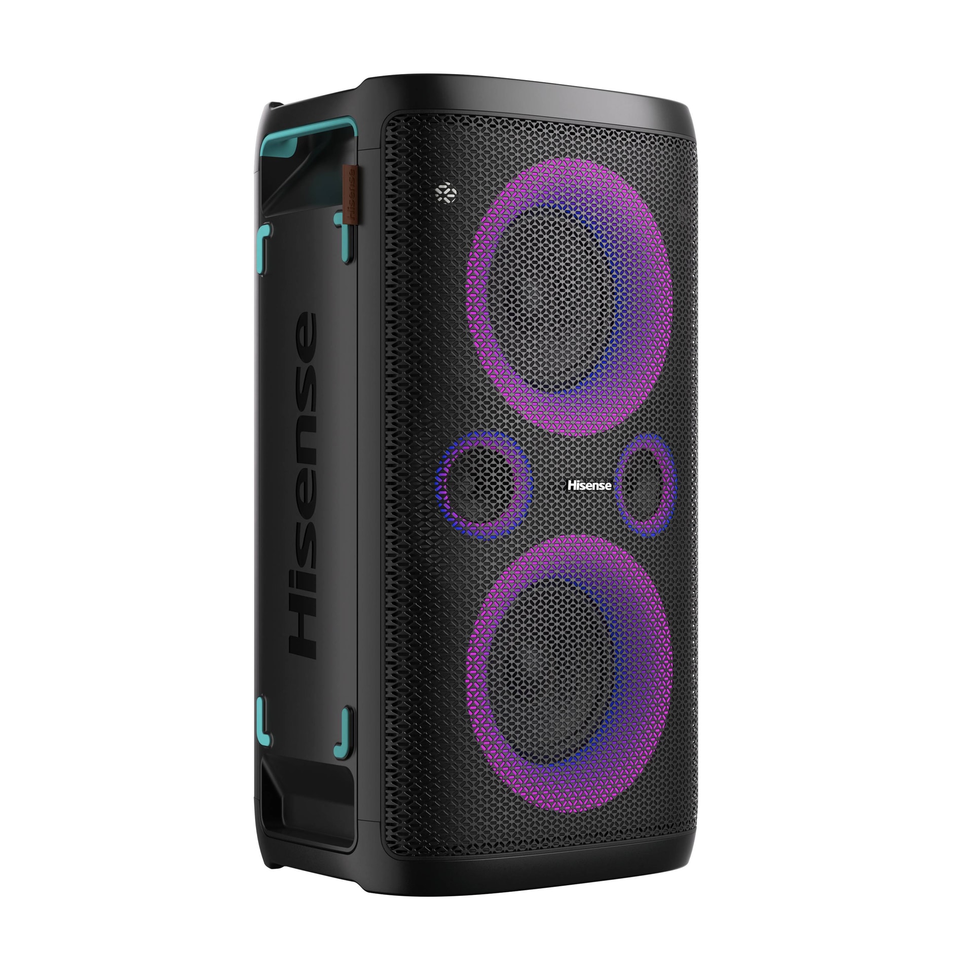 Coluna High-Power Hisense Party Storm 300W RMS Preta