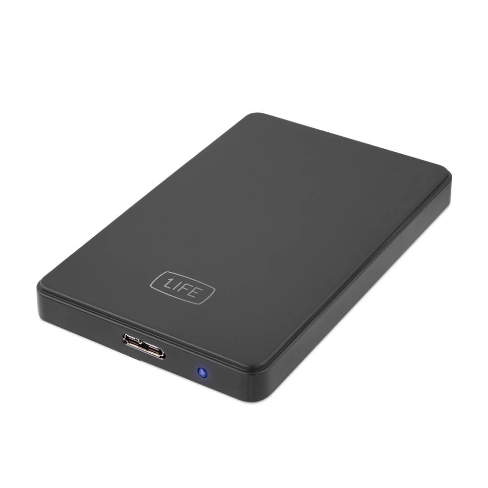 Caixa Externa 2.5" 1Life hd:flux 3 SATA USB 3.0 Preta