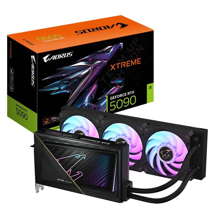 Placa Gráfica Gigabyte NVIDIA GeForce RTX 5090 "Blackwell" Xtreme Waterforce 32G GDDR7 DLSS4
