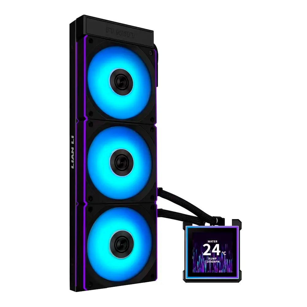 Water Cooler CPU Lian Li HydroShift II LCD-S 360 CL RGB All-In-One 360mm Preto