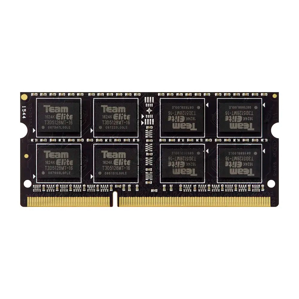 Memória RAM SO-DIMM TEAMGROUP Elite 8GB (1x8GB) DDR3-1600MHz CL11 (11-11-11-28) 1.50V Preta