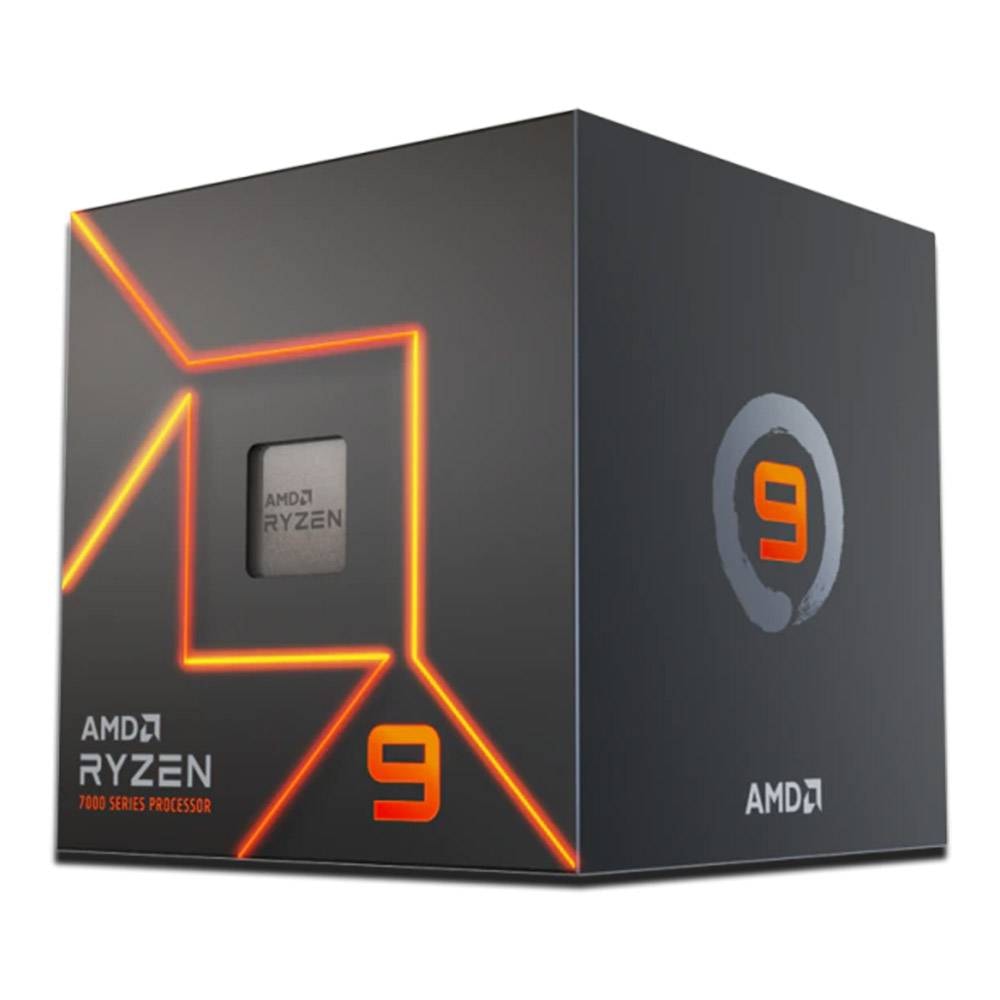 Processador AMD Ryzen 9 7900 "Zen 4" 12-Core 3.7GHz c/ Turbo 5.4GHz 76MB Cache SktAM5