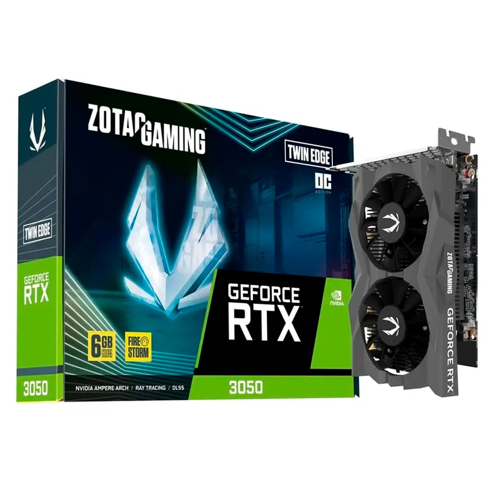 Placa Gráfica Zotac NVIDIA GeForce RTX 3050 "Ampere" Twin Edge OC 6GB GDDR6