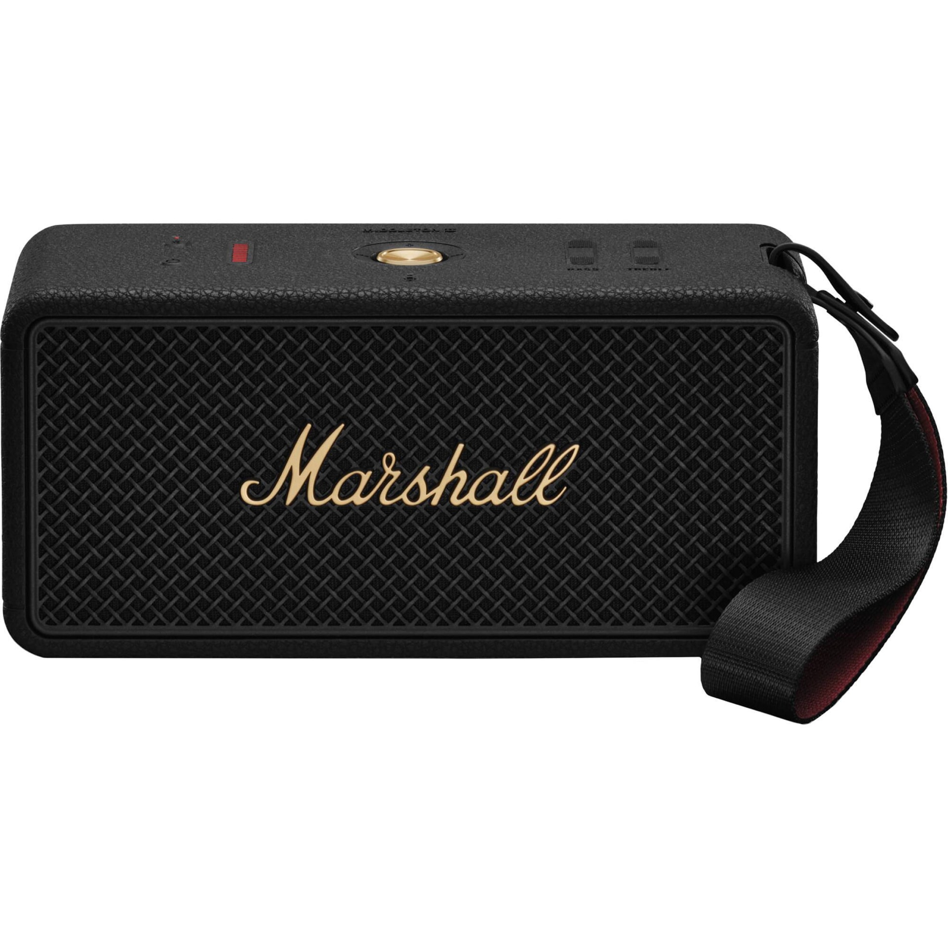 Coluna Portátil Marshall Middleton II Bluetooth Black & Brass