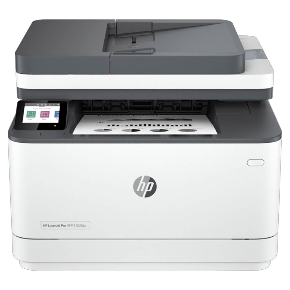 Impressora Laser Monocromática HP LaserJet Pro MFP 3102fdw Multifunções (Impressão, Cópia, Digitalização, Fax), Duplex Auto, Wireles