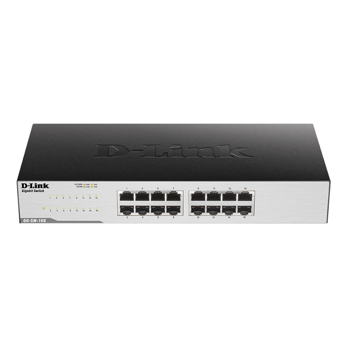 Switch de Rede D-Link Easy Desktop 16 Portas Gigabit UnManaged Rack Mountable