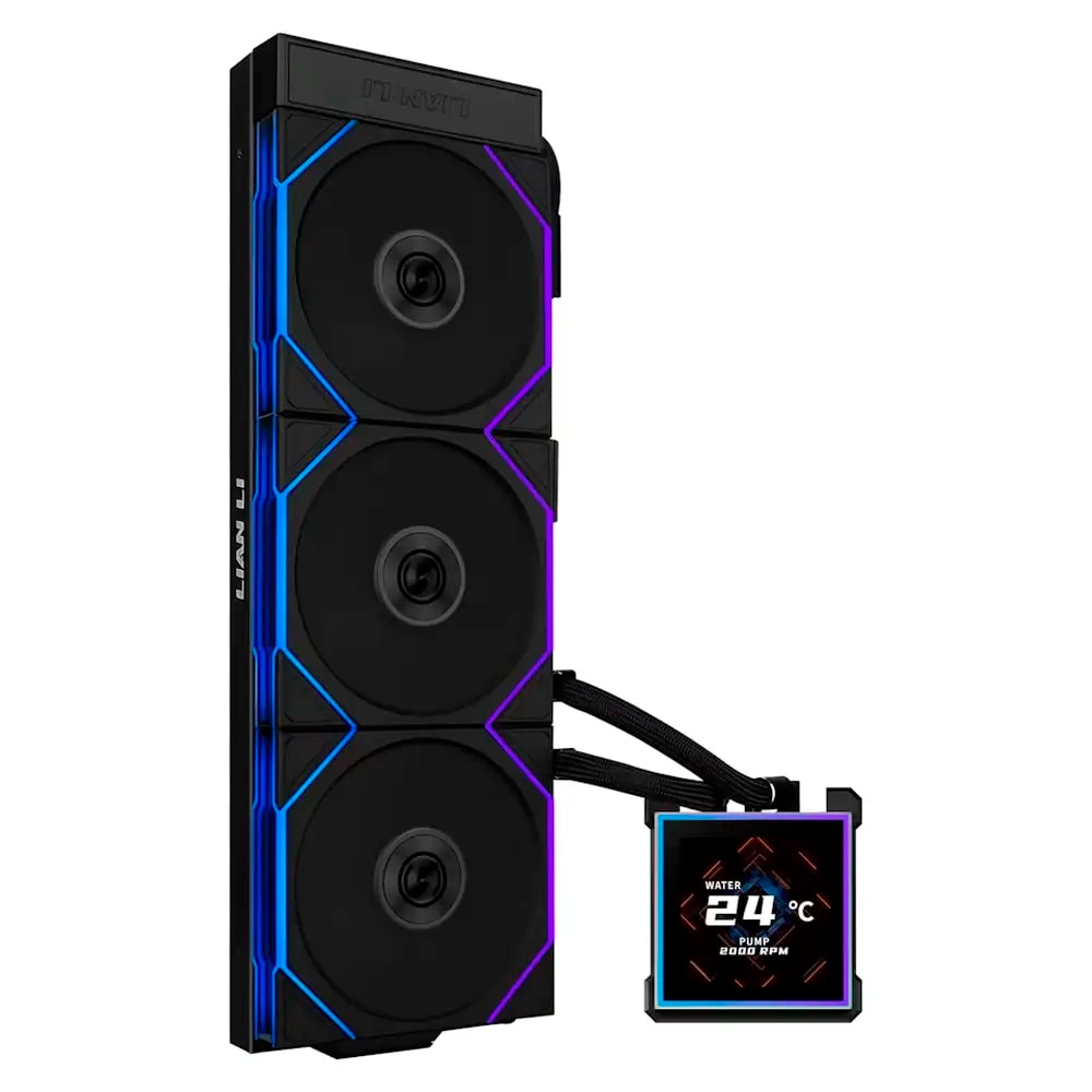 Water Cooler CPU Lian Li HydroShift II LCD-S 360 TL RGB All-In-One 360mm Preto