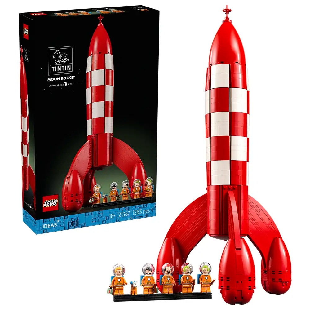 LEGO Ideas: Foguetão Lunar de Tintin® | Idades 18+ | 1283 Peças | Item 21367