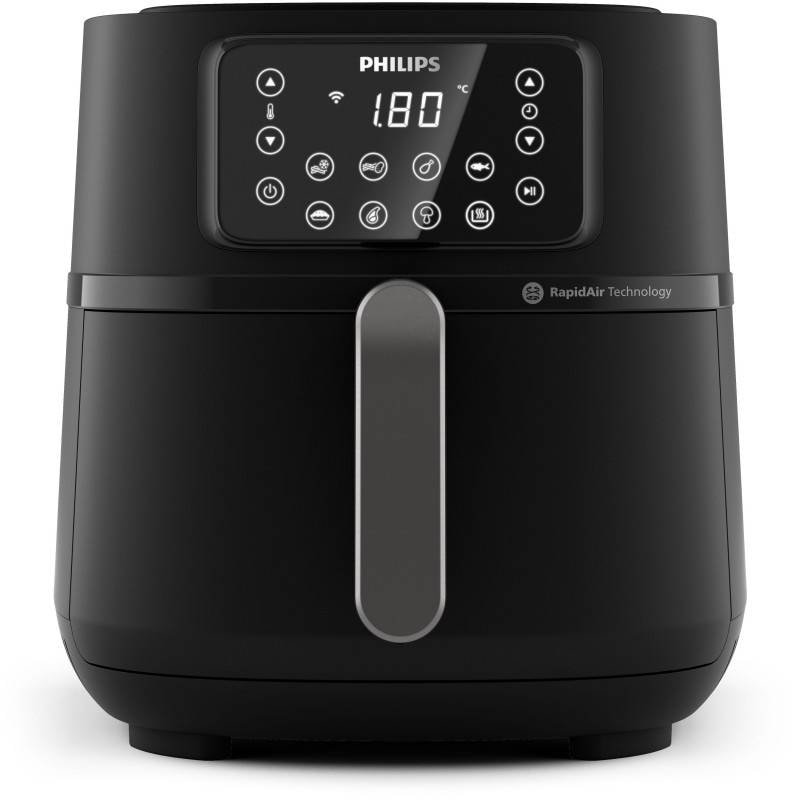 Fritadeira Air Fryer (Sem Óleo) Philips 5000 Series XXL Connected 7.2L 2000W Preta
