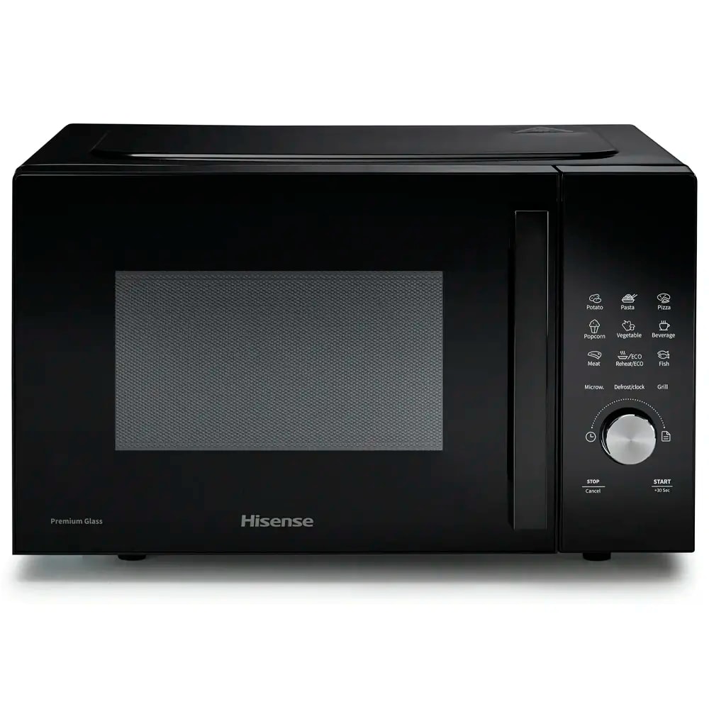 Micro-ondas de Livre Instalação Hisense H23MOBSD1HG 1000W (Grill) / 800W (Micro-ondas) 23 Litros Preto