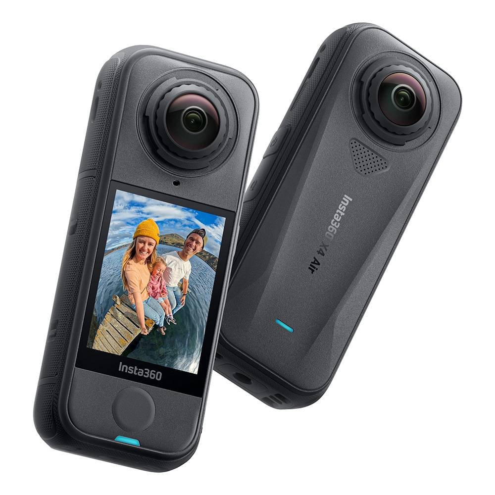 Câmara Action Cam Insta360 X4 Air | Vídeo 8K 30FPS | Fotografia 29MP | Wi-Fi 5 | Graphite Black (Standard Bundle)