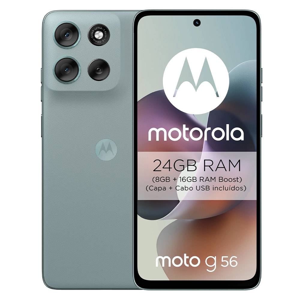 Smartphone Motorola Moto g56 5G 6.72" 8GB/512GB Dual SIM PANTONE Gray Mist
