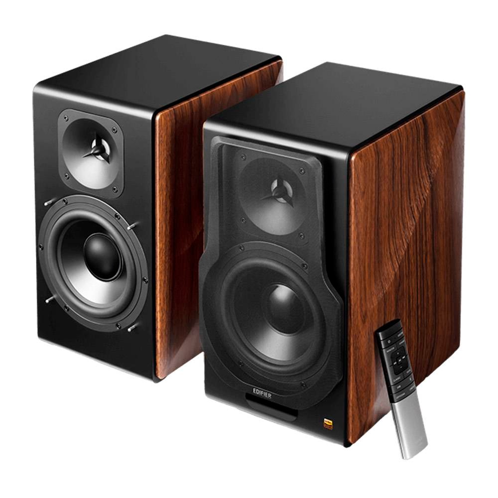 Colunas Hi-Fi Edifier S3000 MKII Studio 2.0 256W (RMS) Bluetooth Castanhas