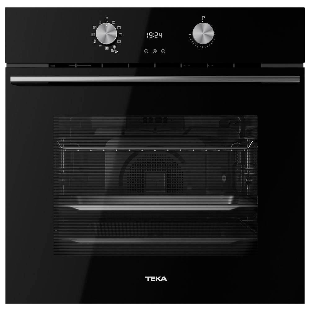 Forno Elétrico de Encastre Teka Maestro AirFry HLB 8406 P BK Pirolítico + Hidrolítico 71 Litros c/ Função AirFry A+ Preto