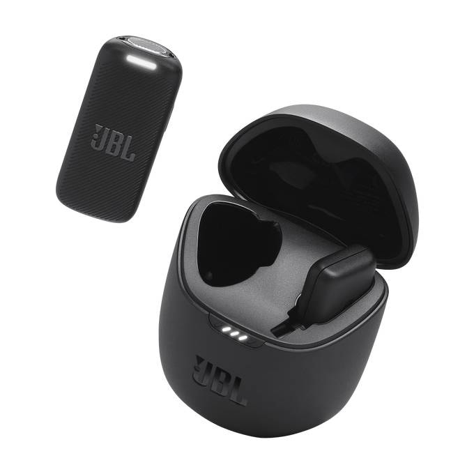 Microfone de Lapela JBL Quantum Stream Wireless USB-C Preto