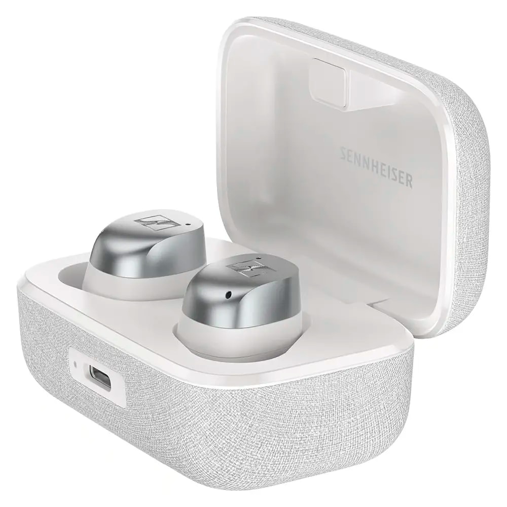 Earbuds Sennheiser Momentum True Wireless 4 ANC Brancos/Prateados