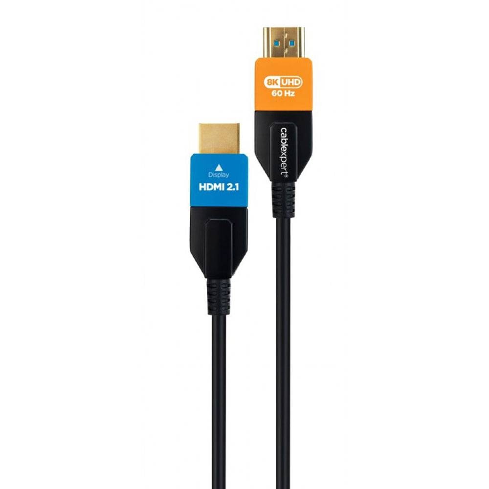 Cabo Ótico Ativo HDMI 2.1 Gembird CC-HDMI8K-AOC-5M AOC Premium Series c/ Ethernet 8K 60Hz 5m Preto