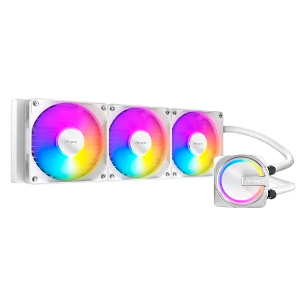 Water Cooler CPU Antec Skeleton 360 ARGB White 360mm All-In-One Branco