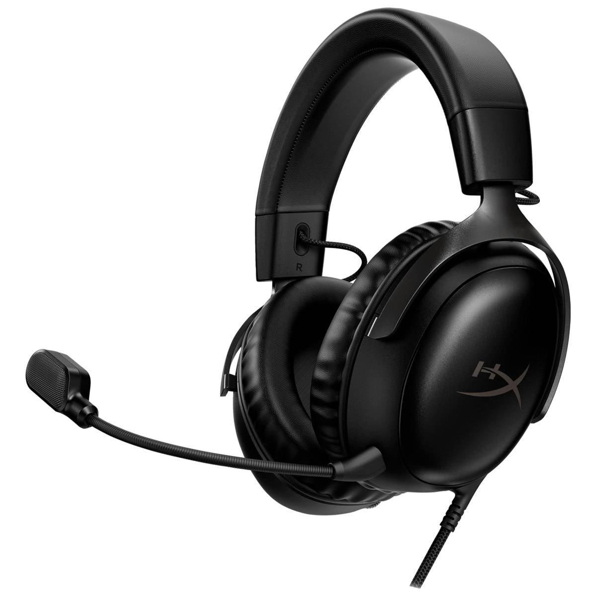 Headset HyperX Cloud III Wired Gaming DTS Spatial Audio PC, PS5, PS4, Xbox Series X|S, Xbox One, Nintendo Switch, Mac Preto