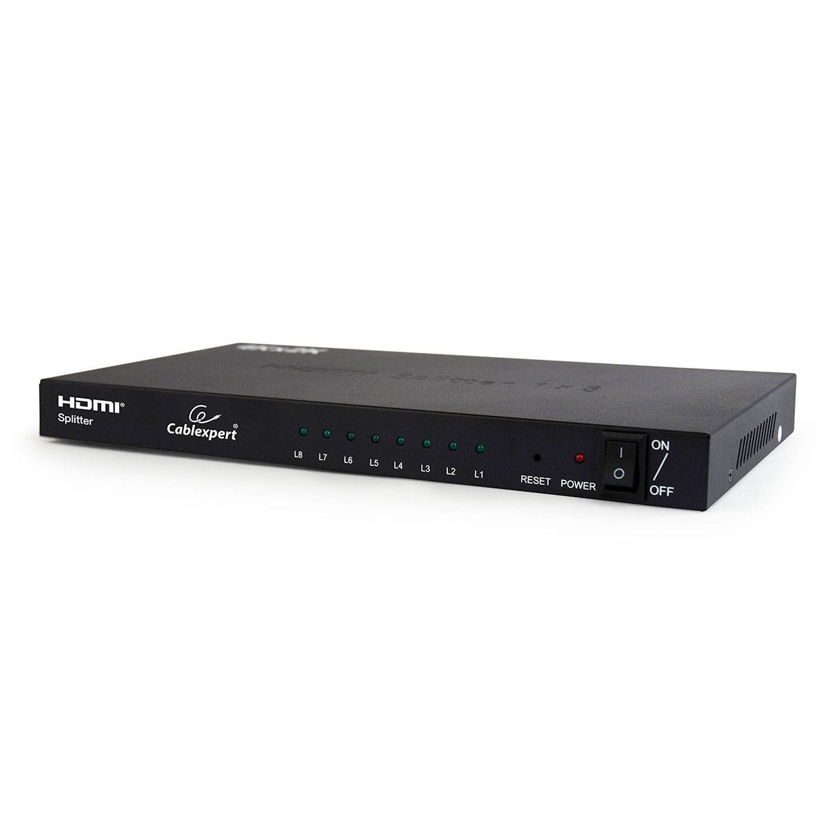 Splitter HDMI Gembird DSP-8PH4-03 8-Portas Preto