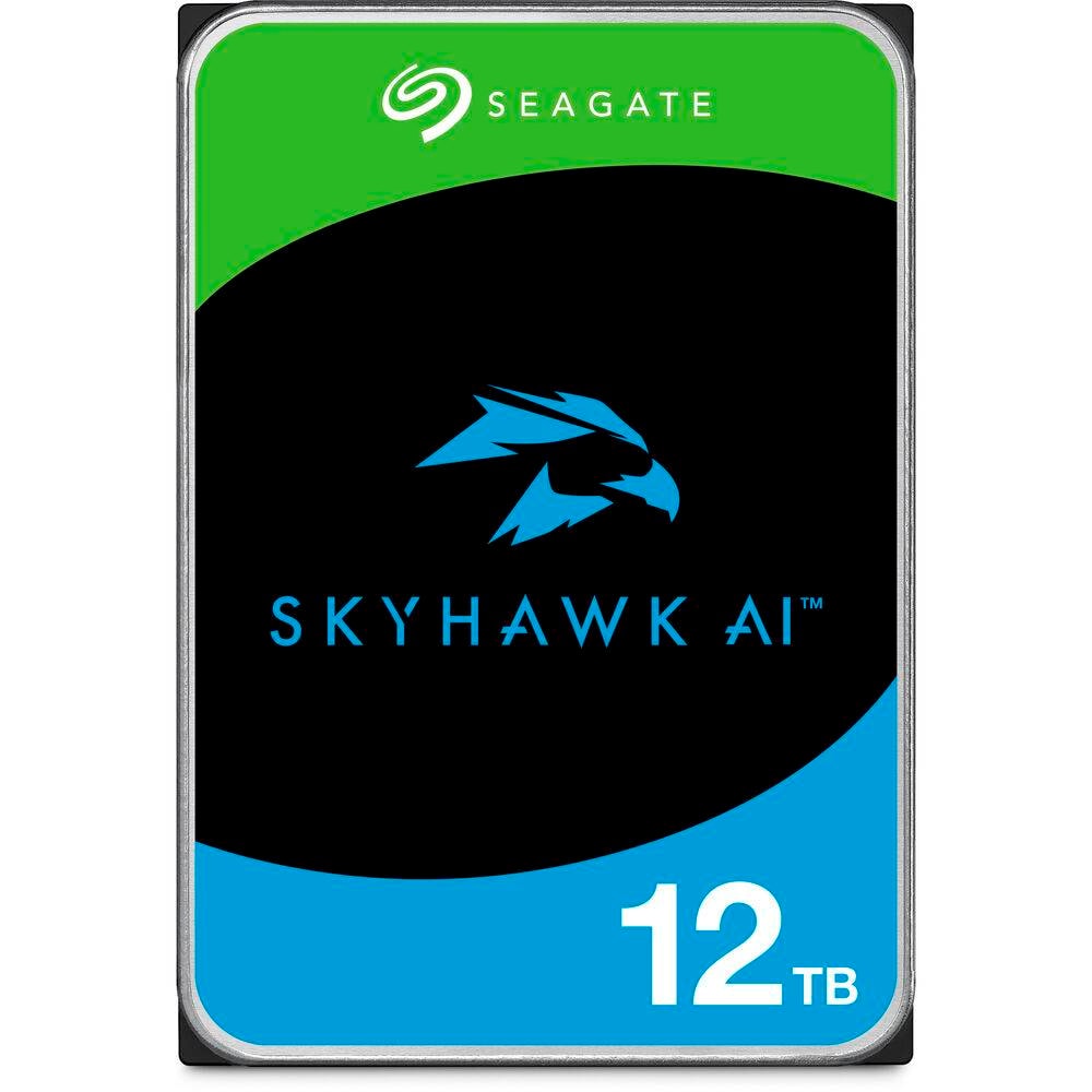 Disco Rígido 3.5" Seagate SkyHawk AI 12TB 512MB Cache 285MB/s SATA 6Gb/s