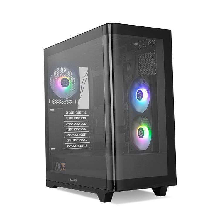Caixa ATX Nox Hummer Ether Tempered Curved Glass Preta
