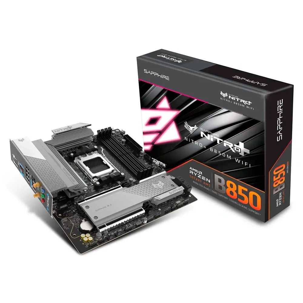 Motherboard Micro-ATX Sapphire Nitro+ B850M WiFi SktAM5