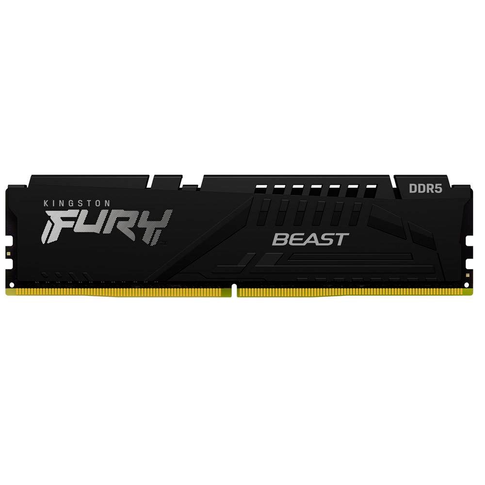 Memória RAM UDIMM Kingston Fury Beast 32GB (1x32GB) DDR5-5600MHz (Intel XMP) CL40 (40-40-40) 1.25V 2Rx8 Preta