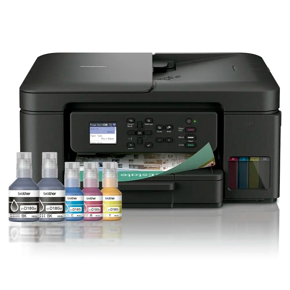 Impressora Jato de Tinta Brother Tankbenefit DCP-T780DW Multifunções (Impressão, Cópia, Digitalização), Duplex Auto, Wireless