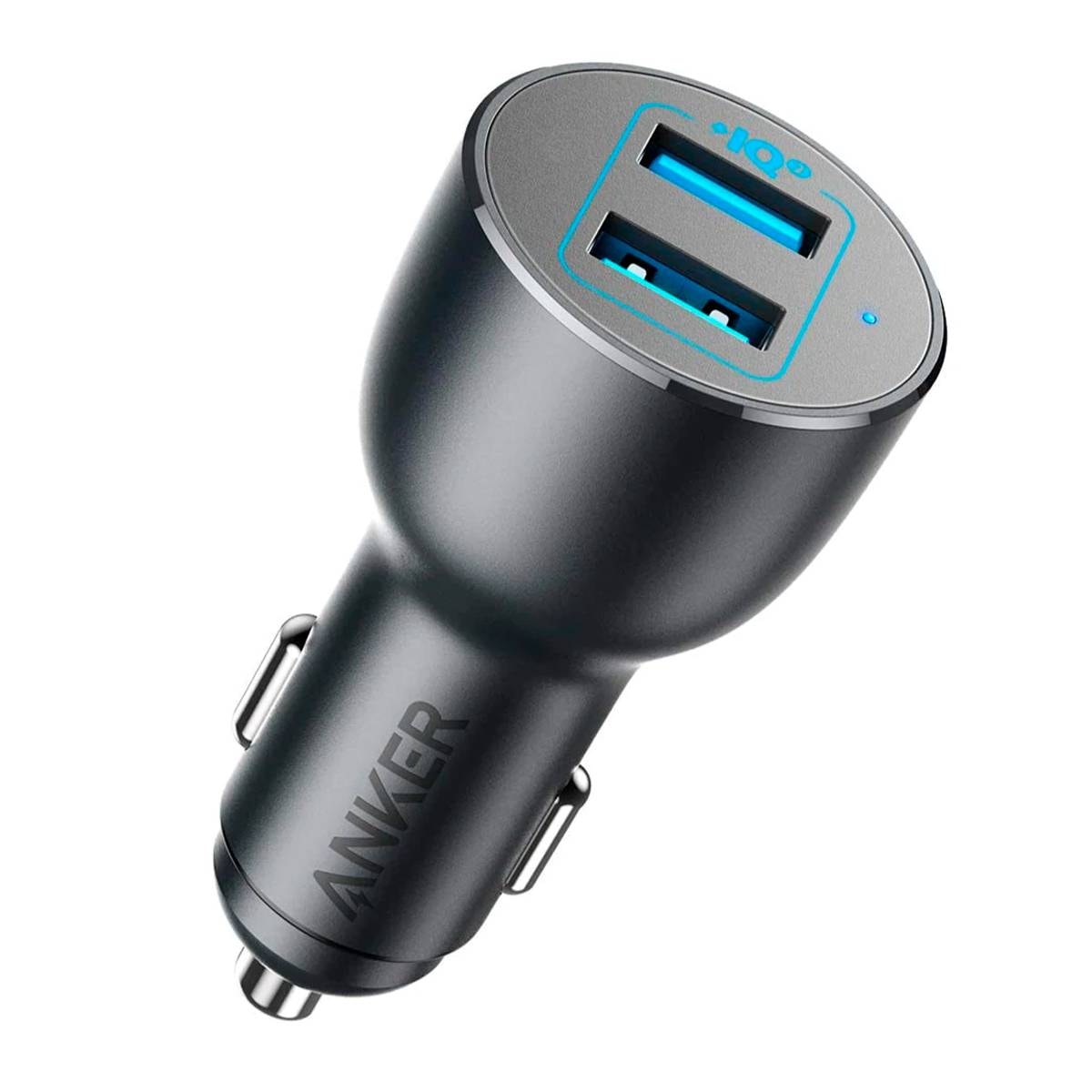 Carregador Isqueiro Anker PowerDrive III Alloy 36W Dual USB-A Quick Charge 3.0 Preto