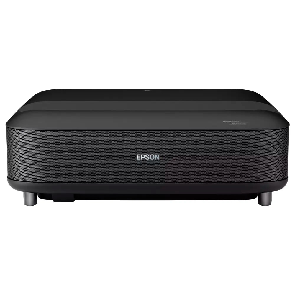 Projetor Laser Epson Lifestudio Grand EH-LS670B Preto Metalizado, 4K UHD, 60"-120", 3600 Lumens, Sound by Bose, Google TV