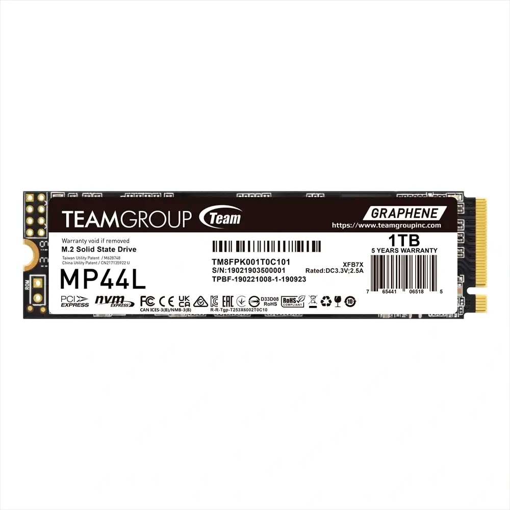 SSD M.2 2280 TEAMGROUP MP44L 1TB TLC NAND NVMe PCIe Gen 4.0x4